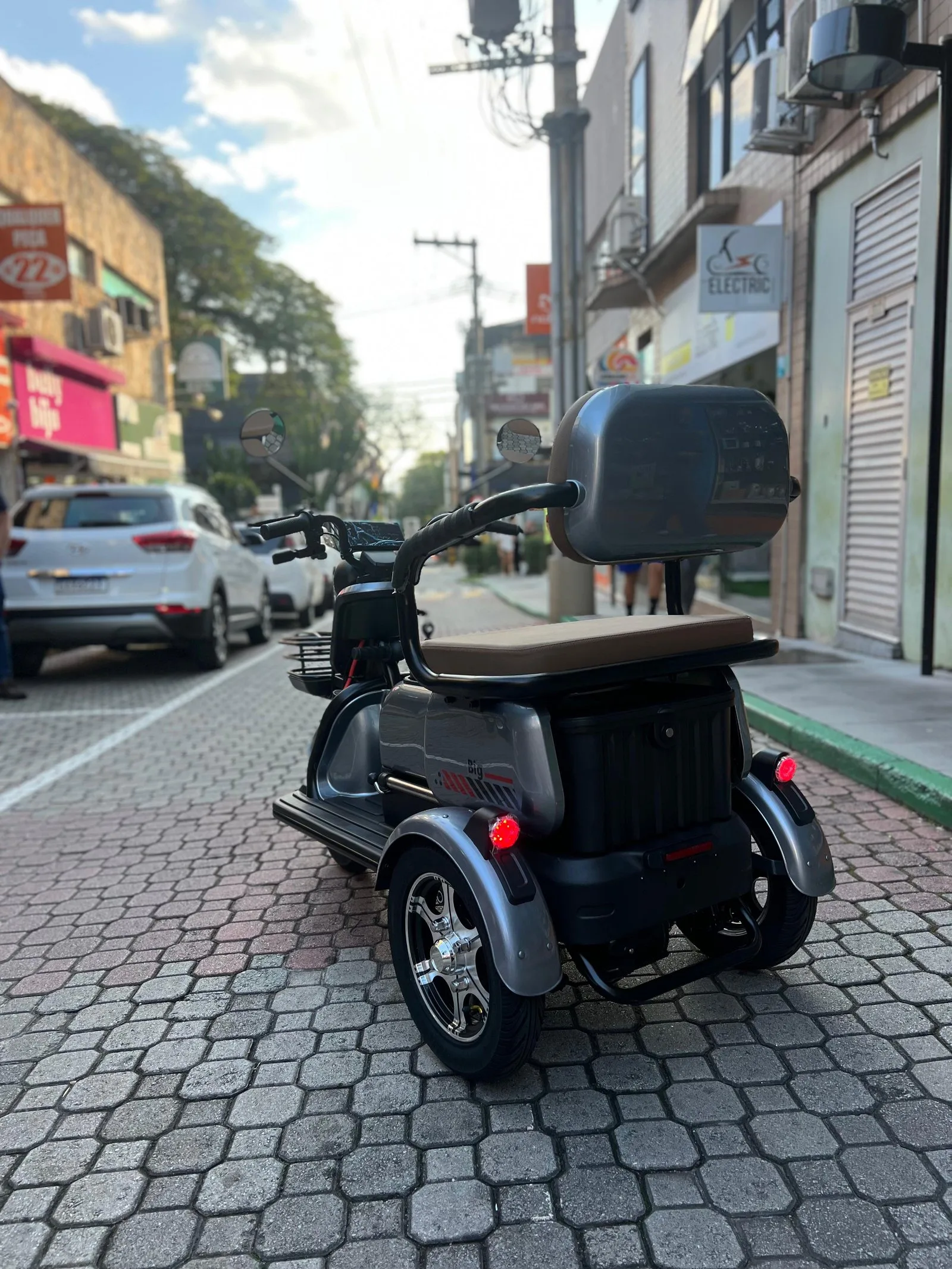 TRICICLO ELÉTRICO TRÊS LUGARES 1000W - Miniatura 6
